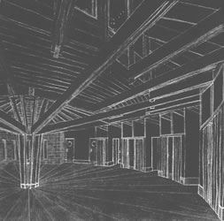 sketch image of ward space interior